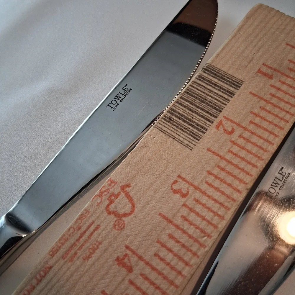Towle‎ Living Collection Flatware Set 10 Piece 18/0 Stainless Steel Dining